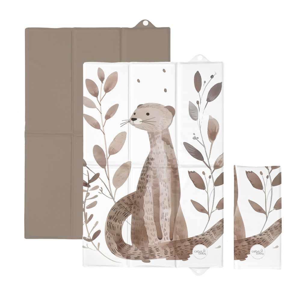 CEBA Utazó pelenkázó alátét (60x40) Basic Clever Otter termék 2. képe